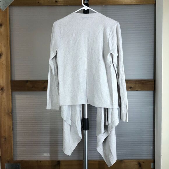 CLUB MONACO Wool Alpaca Blend‎ Grey Waterfall Cardigan Sz S - Picture 6 of 7